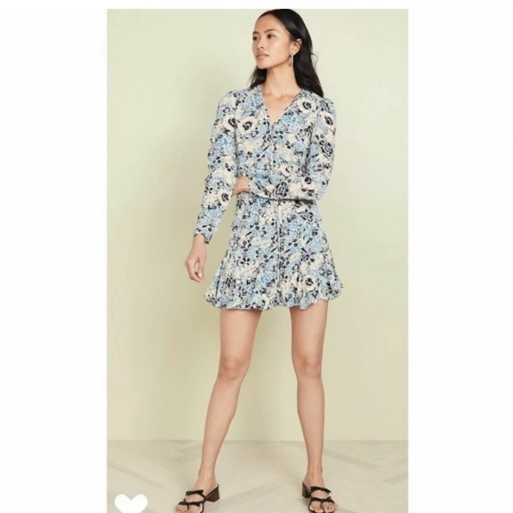 Veronica Beard Riggins Daisy Silk Blue Dress✨ - Picture 12 of 12